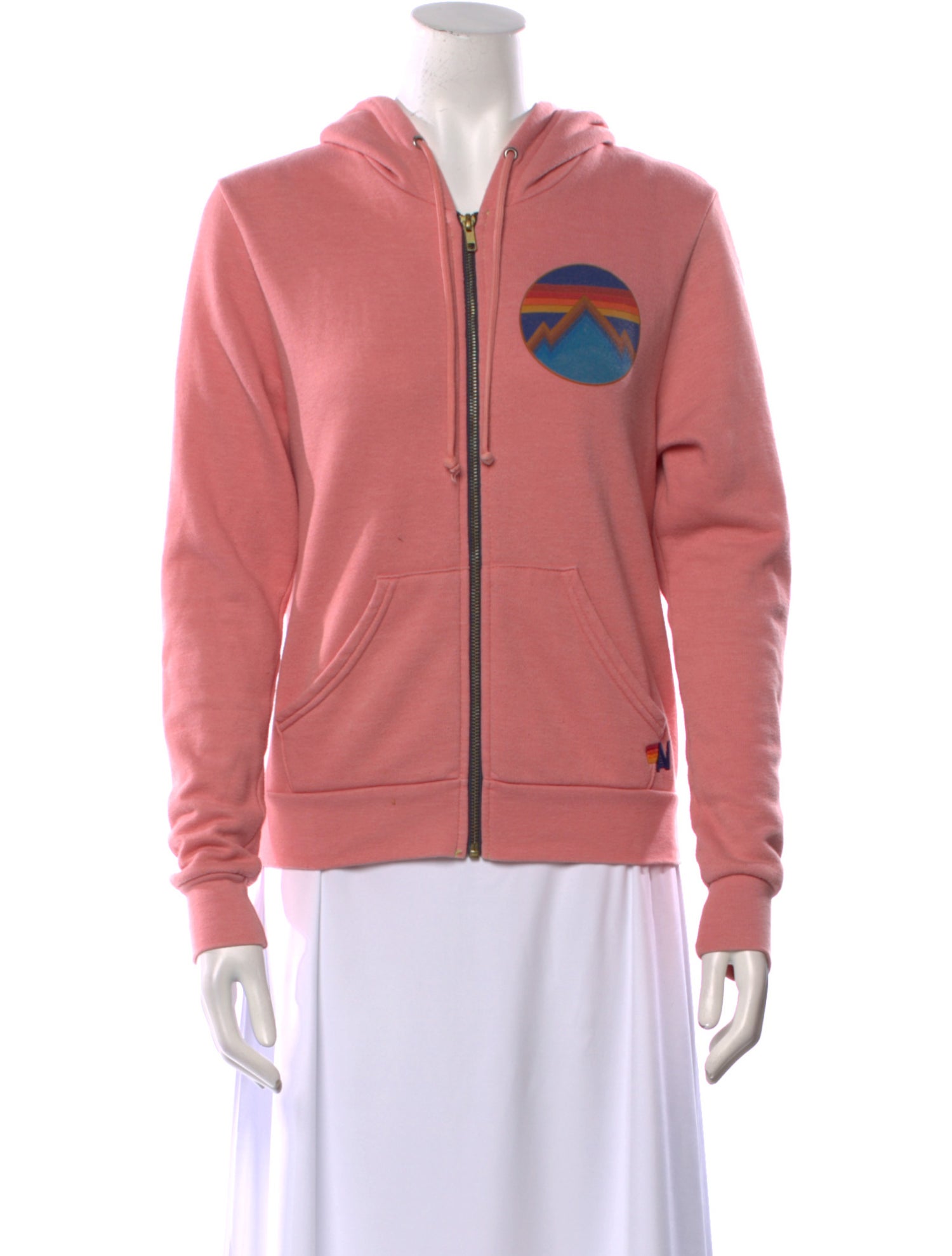 Aviator Nation Graphic Print V-Neck Sweater