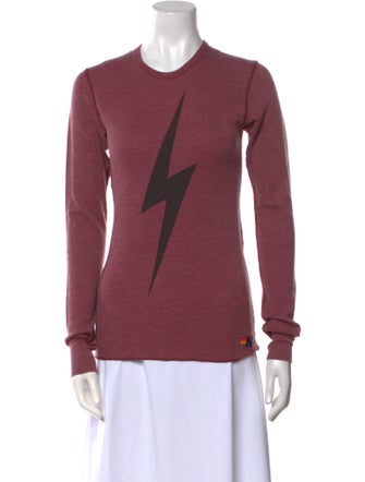 Aviator Nation Crew Neck Long Sleeve Sweatshirt