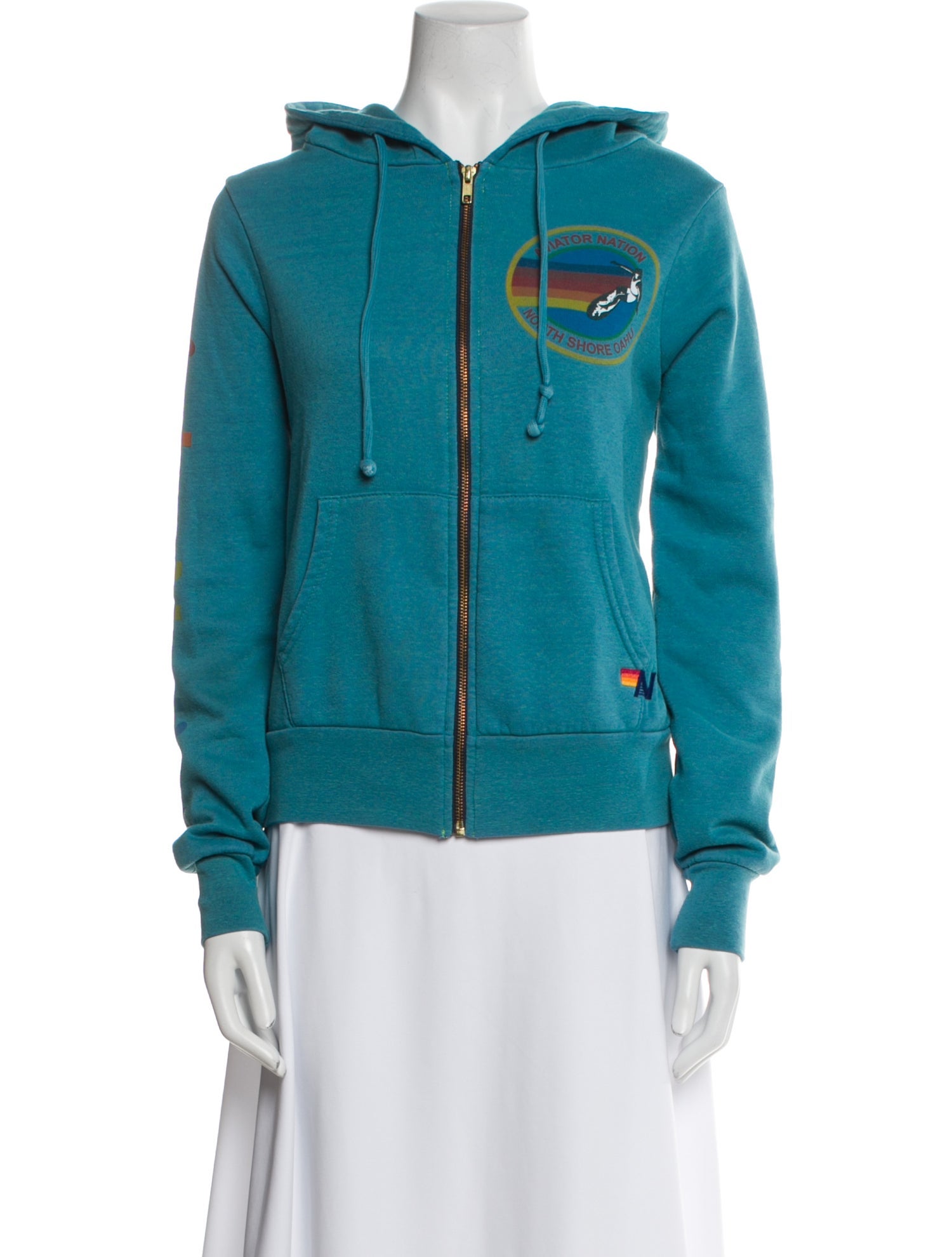 Aviator Nation Crew Neck Long Sleeve Sweatshirt