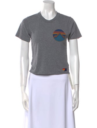 Aviator Nation Graphic Print Crew Neck T-Shirt