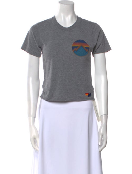 Aviator Nation Graphic Print Crew Neck T-Shirt