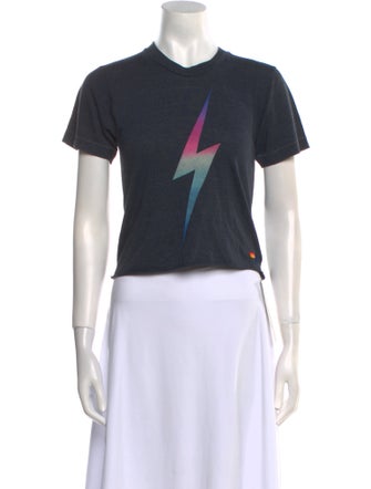 Aviator Nation Graphic Print Crew Neck T-Shirt