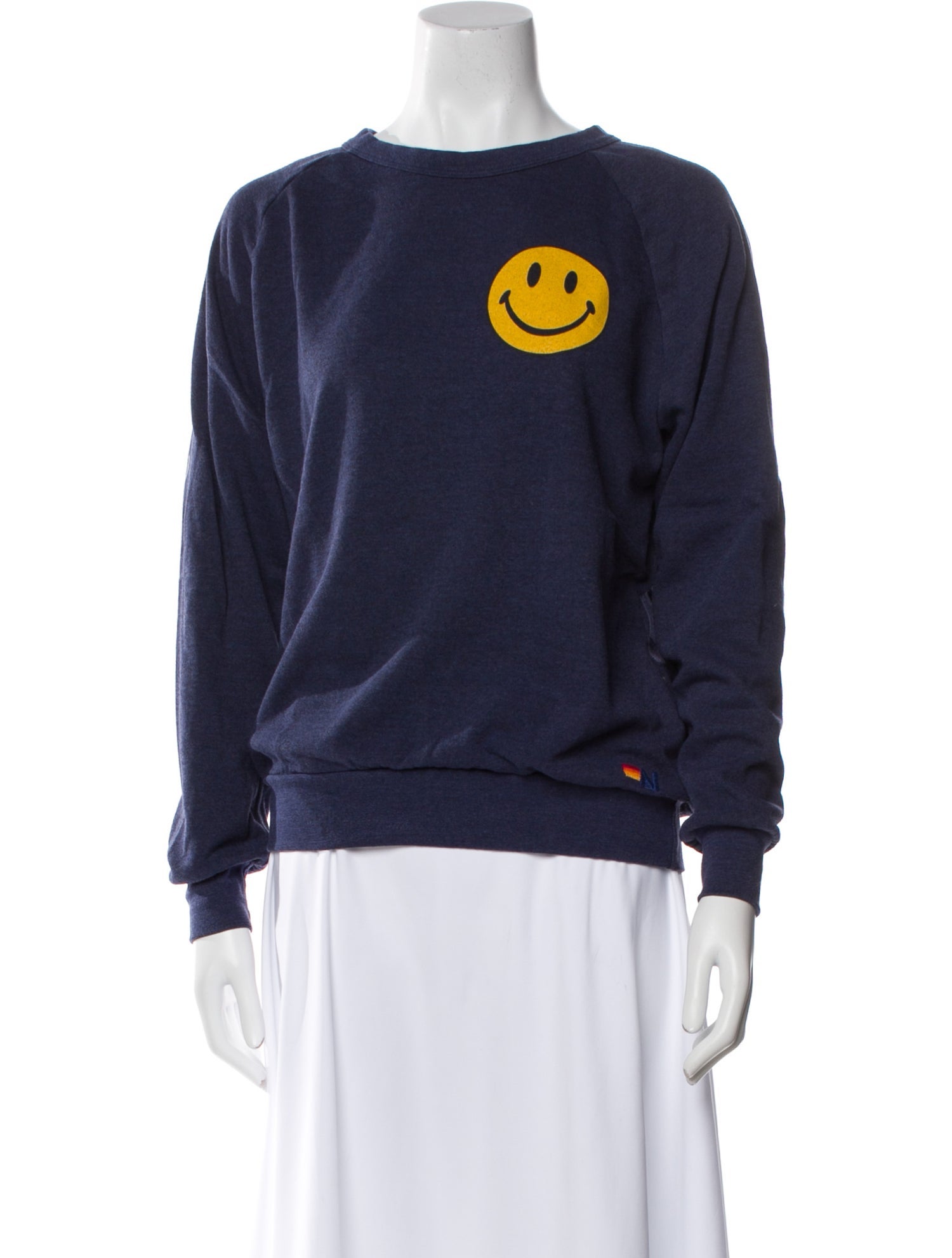 Aviator Nation Graphic Print Crew Neck Sweatshirt