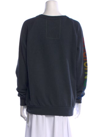 Aviator Nation Graphic Print Crew Neck Sweatshirt