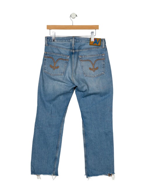 Aviator Nation Mid-Rise Wide Leg Jeans