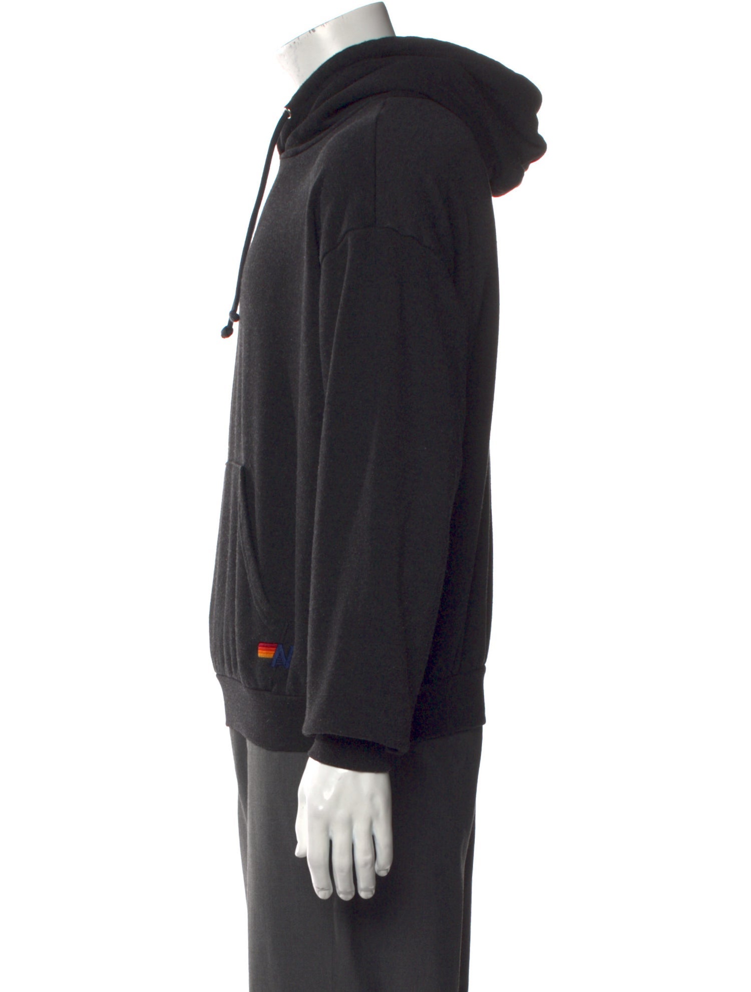 Aviator Nation Striped Crew Neck Hoodie