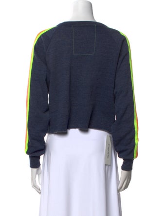 Aviator Nation Graphic Print Bateau Neckline Sweatshirt