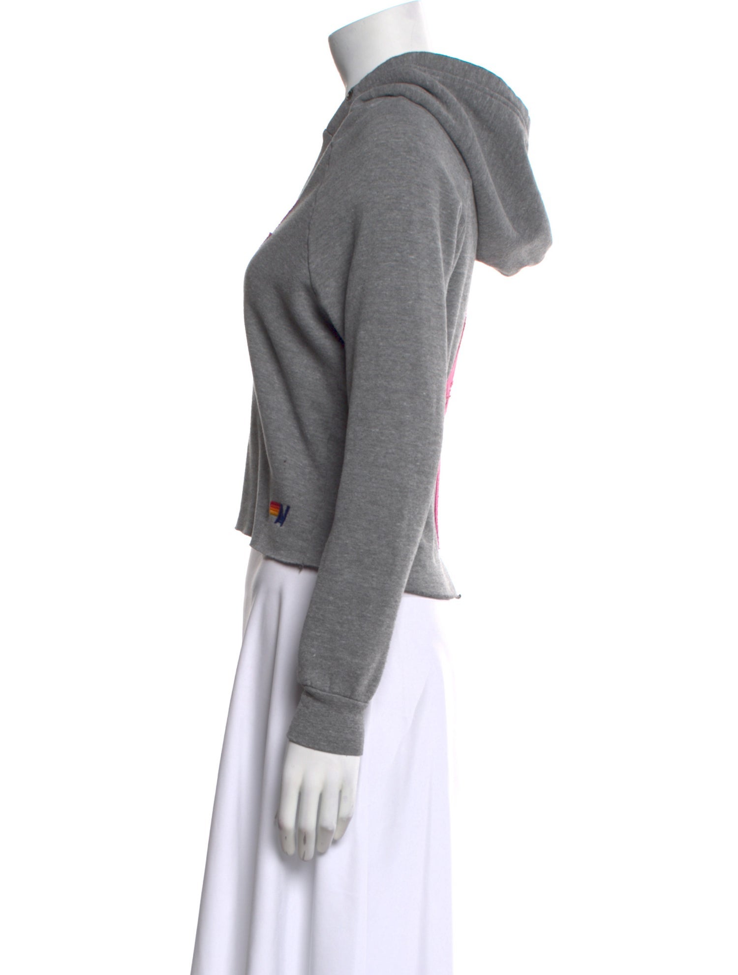 Aviator Nation Graphic Print V-Neck Sweatshirt