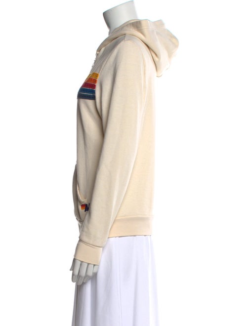 Aviator Nation Striped Crew Neck Sweatshirt