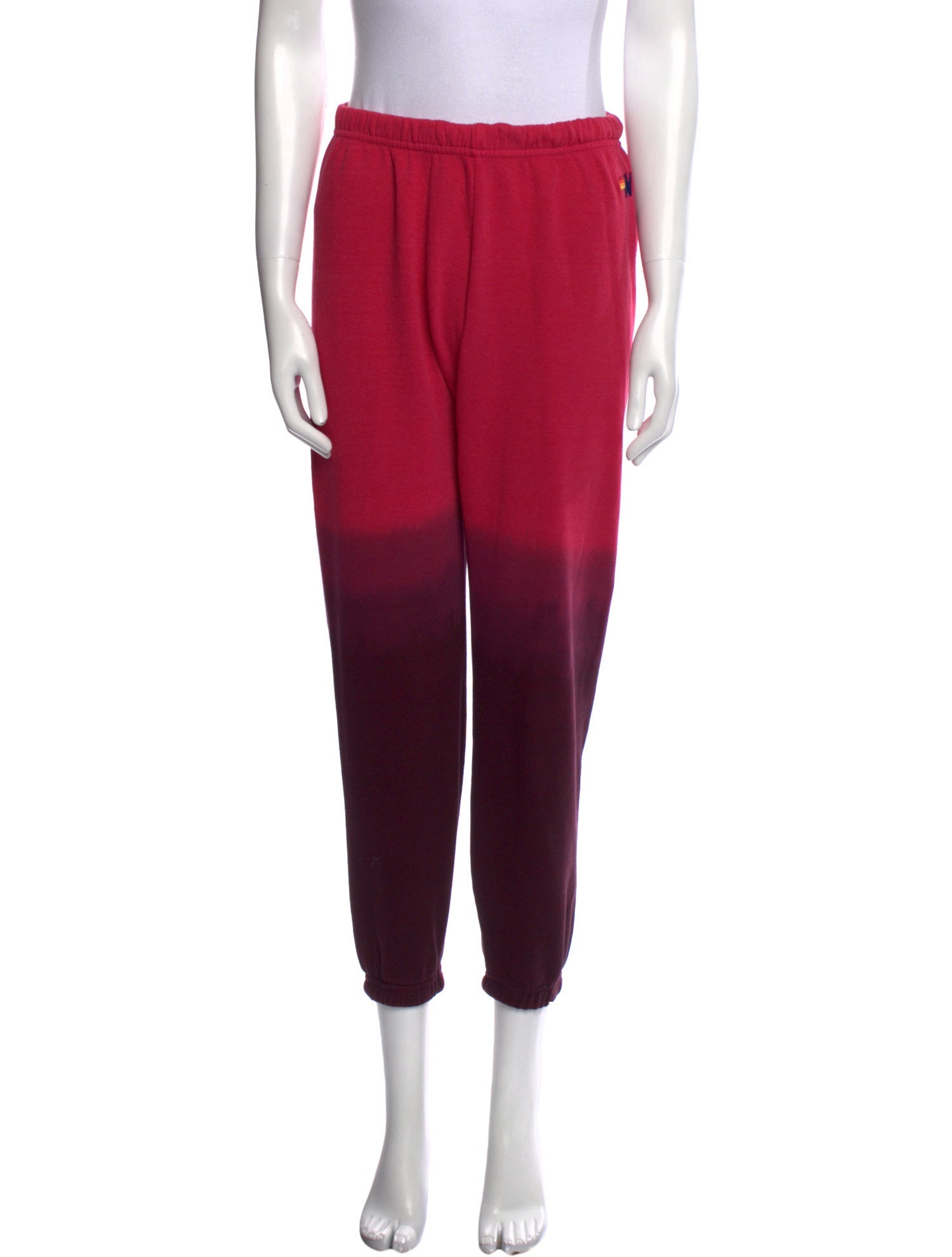 Aviator Nation Colorblock Pattern Skinny Leg Pants