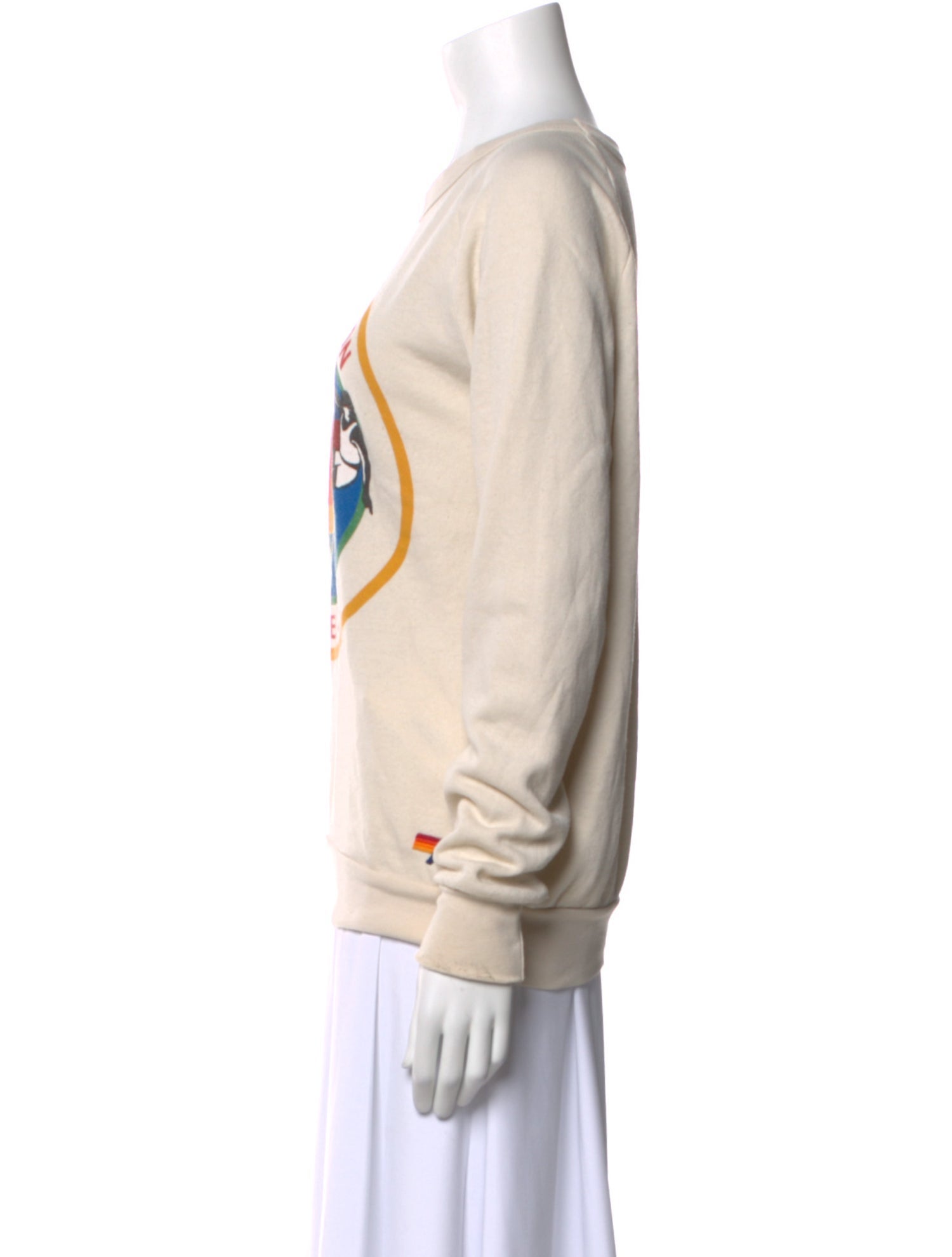 Aviator Nation Graphic Print Crew Neck Sweatshirt