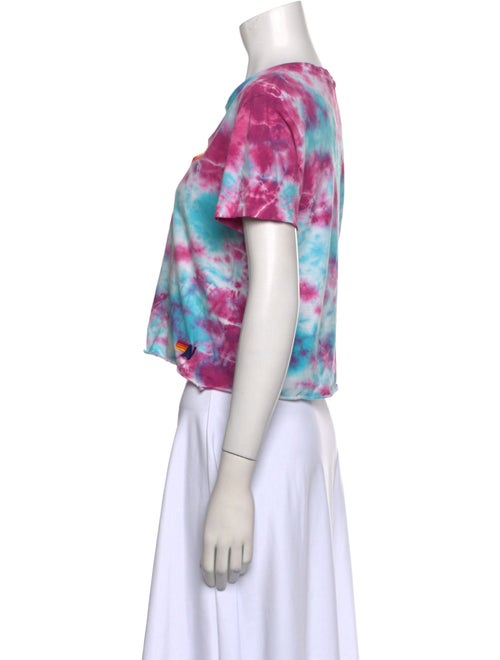 Aviator Nation Tie-Dye Print Crew Neck T-Shirt