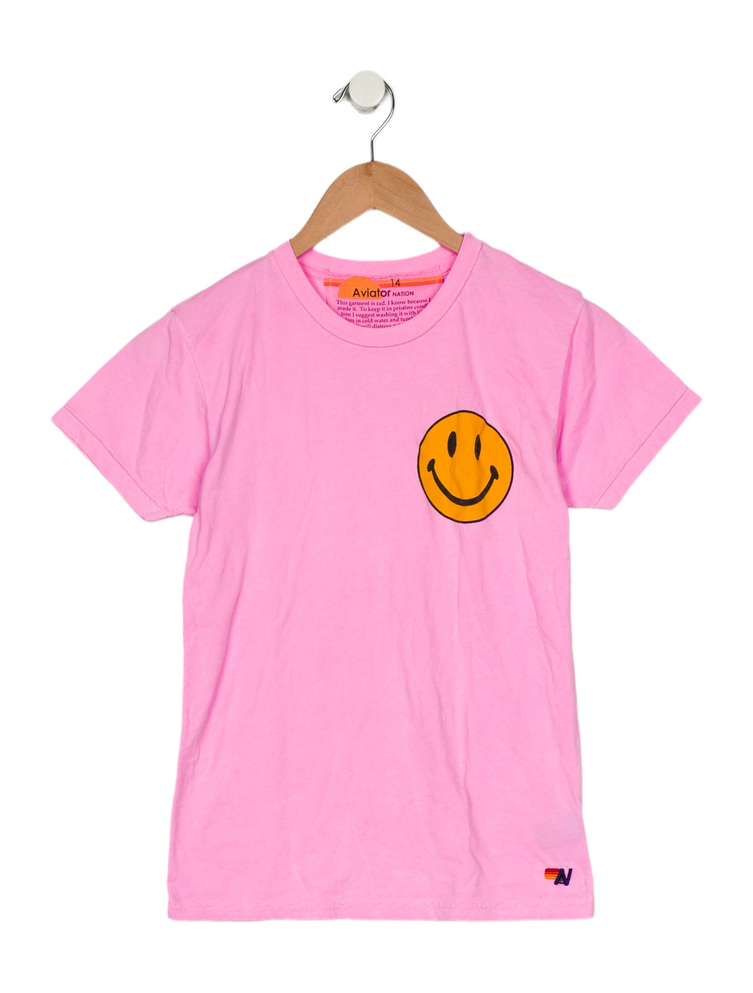 Aviator Nation Girls' Graphic Short Sleeve T-Shirt