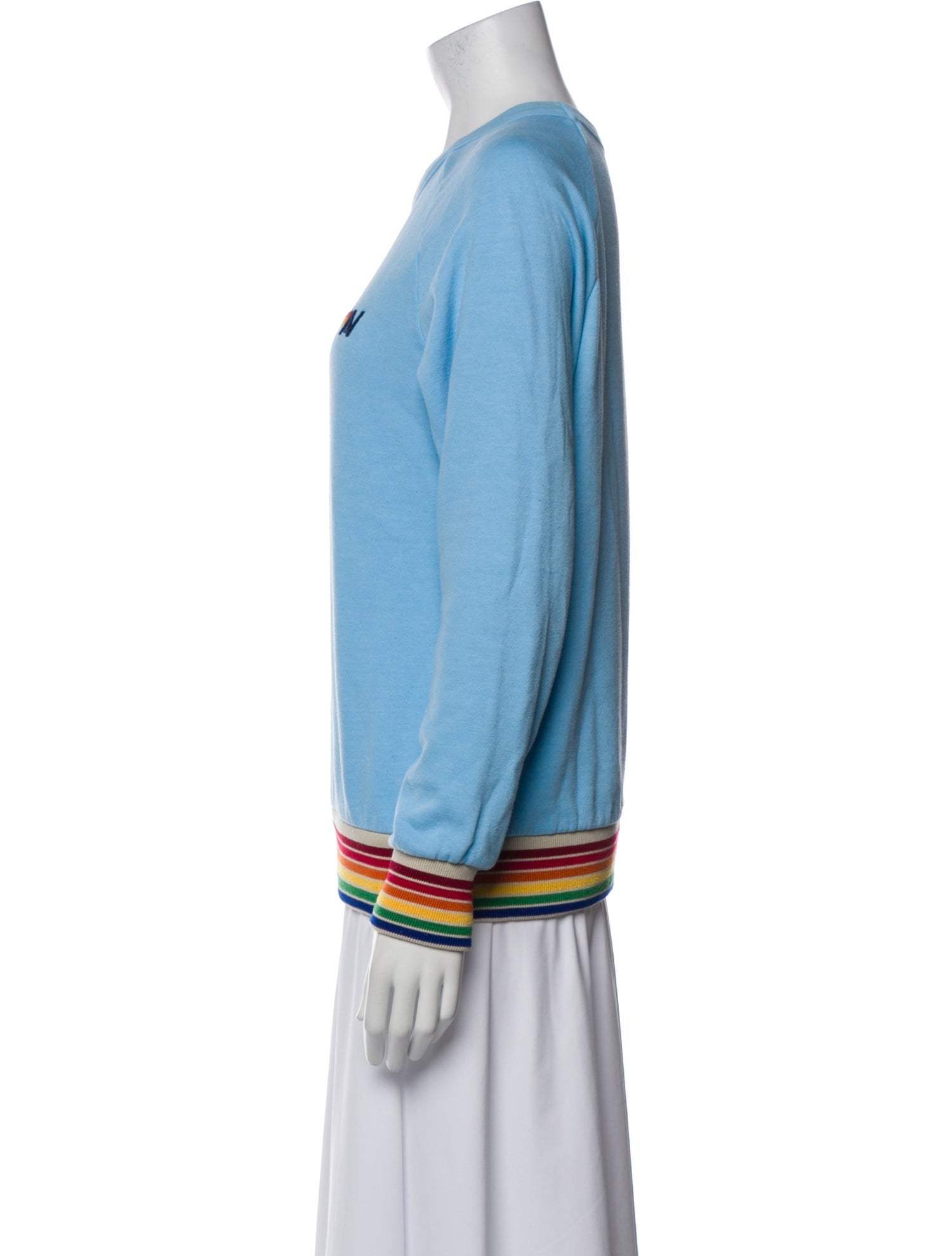 Aviator Nation Striped Embroidered Accent Lounge Set