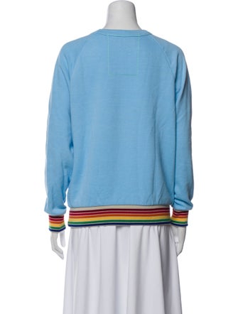 Aviator Nation Striped Embroidered Accent Lounge Set