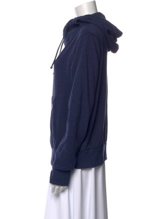 Aviator Nation Mock Neck Long Sleeve Sweatshirt