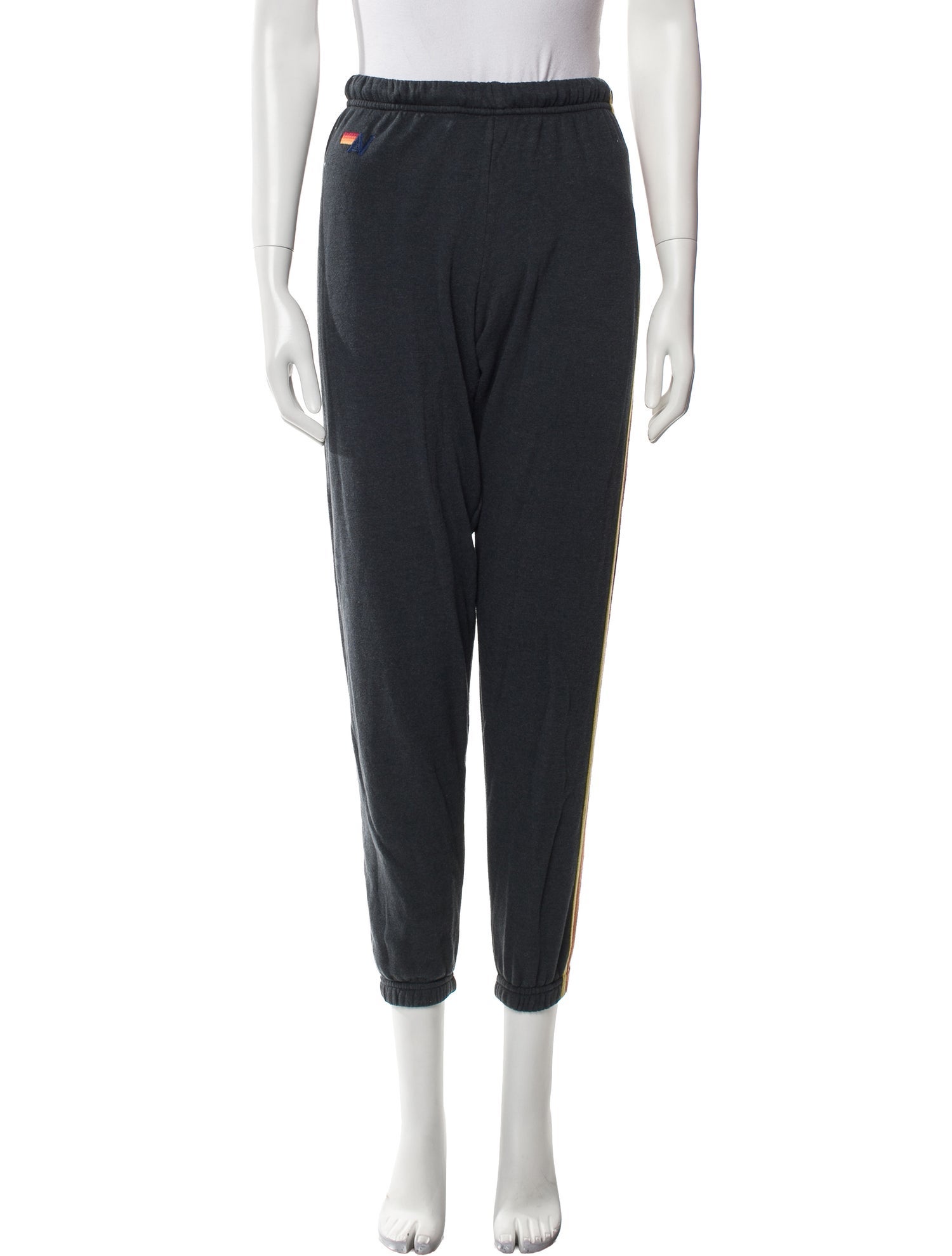 Aviator Nation Camouflage Print Embroidered Accent Sweatpants