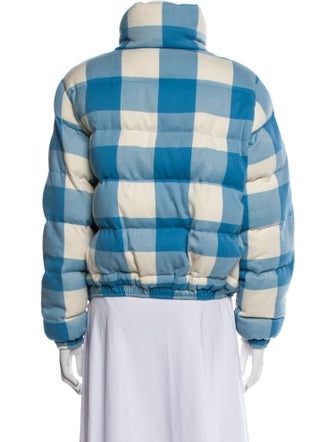 Aviator Nation Plaid Print Bomber Jacket