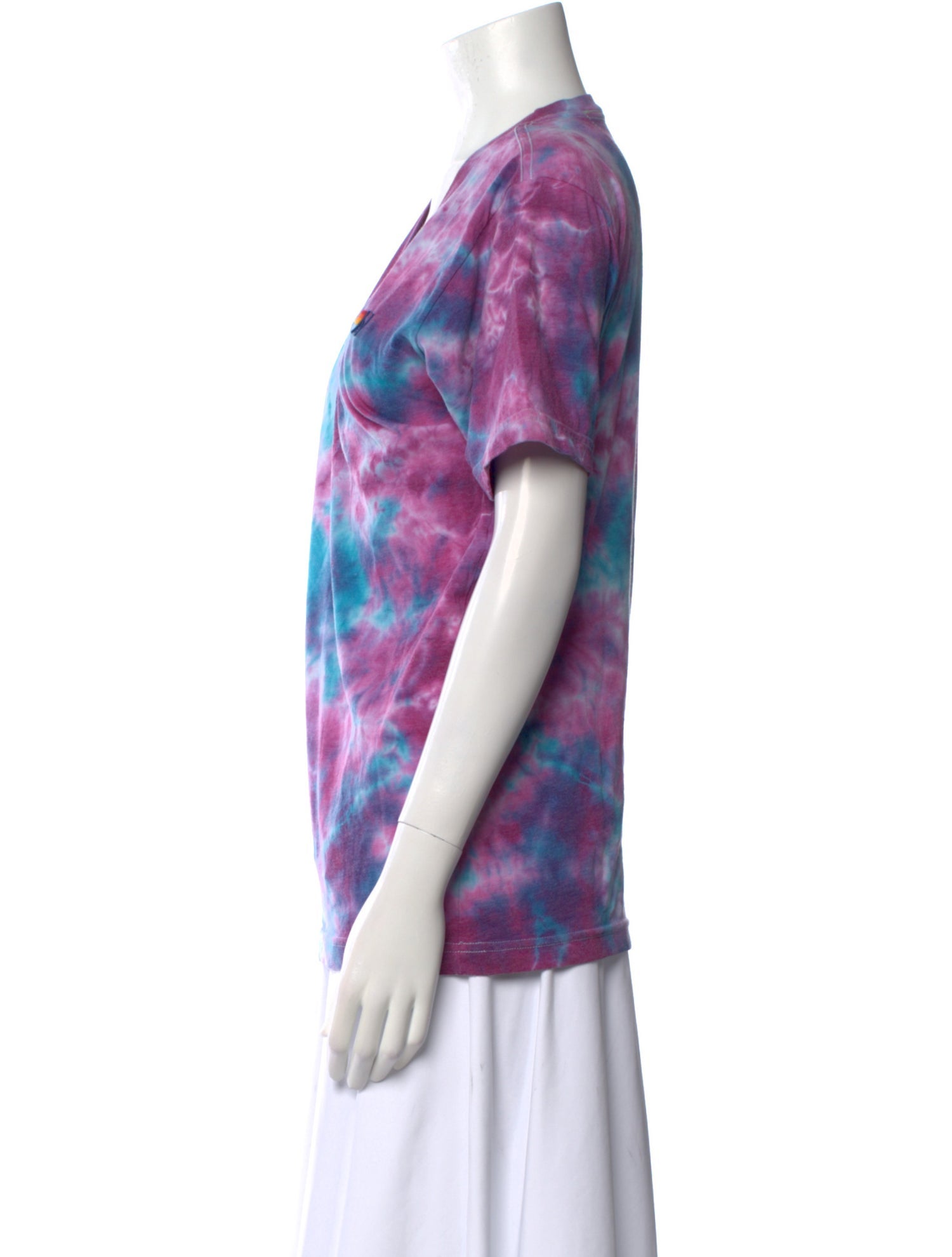 Aviator Nation Tie-Dye Print V-Neck T-Shirt