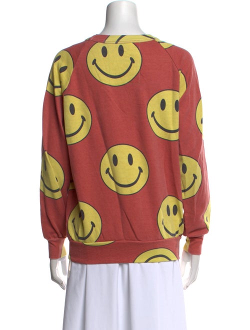 Aviator Nation Printed Scoop Neck Sweatshirt