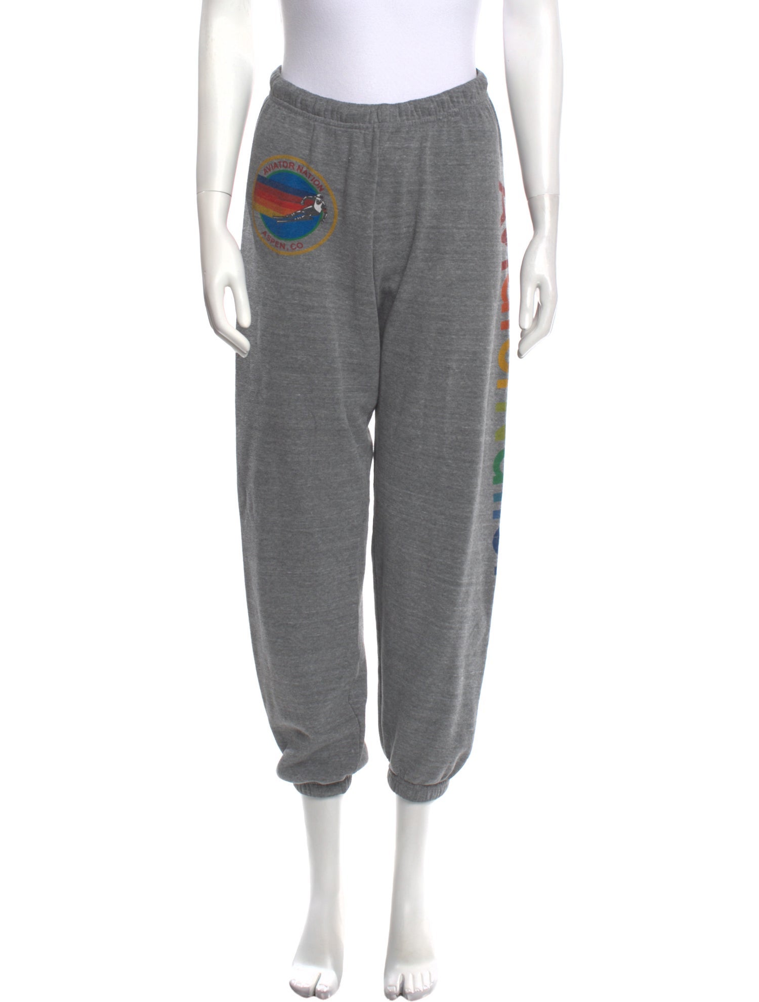 Aviator Nation Striped Skinny Leg Pants