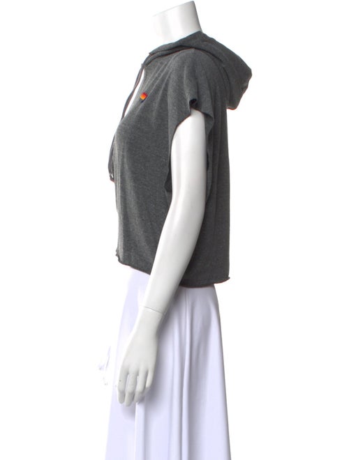 Aviator Nation Cowl Neck Short Sleeve Sweatshirt