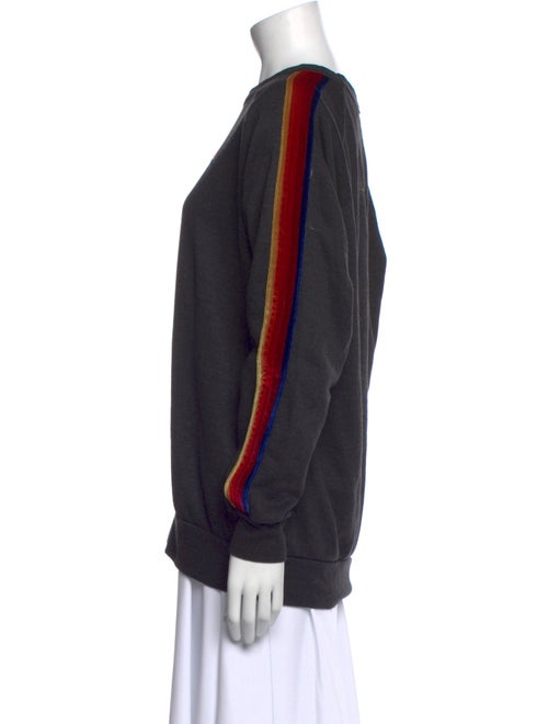 Aviator Nation Patterned Scoop Neck Sweatshirt