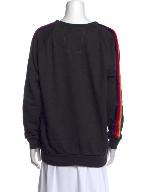 Aviator Nation Patterned Scoop Neck Sweatshirt