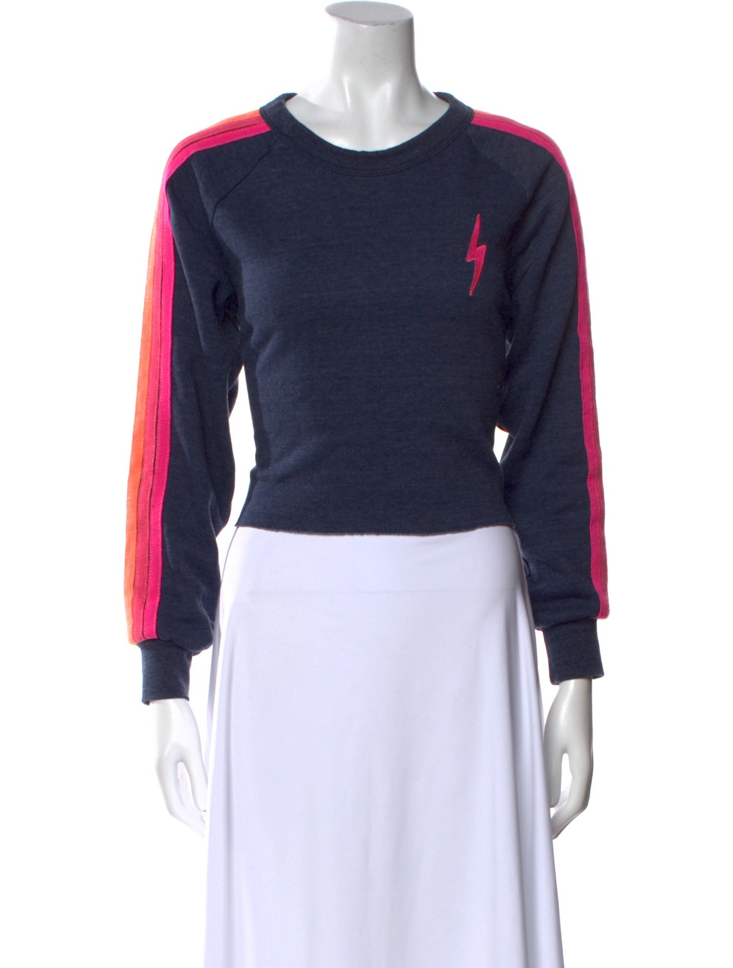 Aviator Nation Crew Neck Long Sleeve Sweatshirt