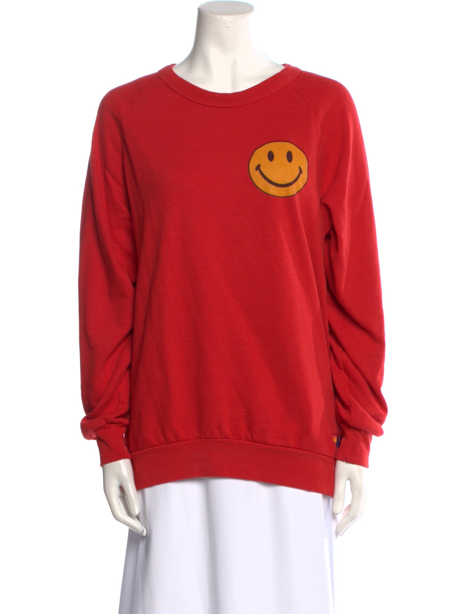 Aviator Nation Graphic Print Scoop Neck Sweater