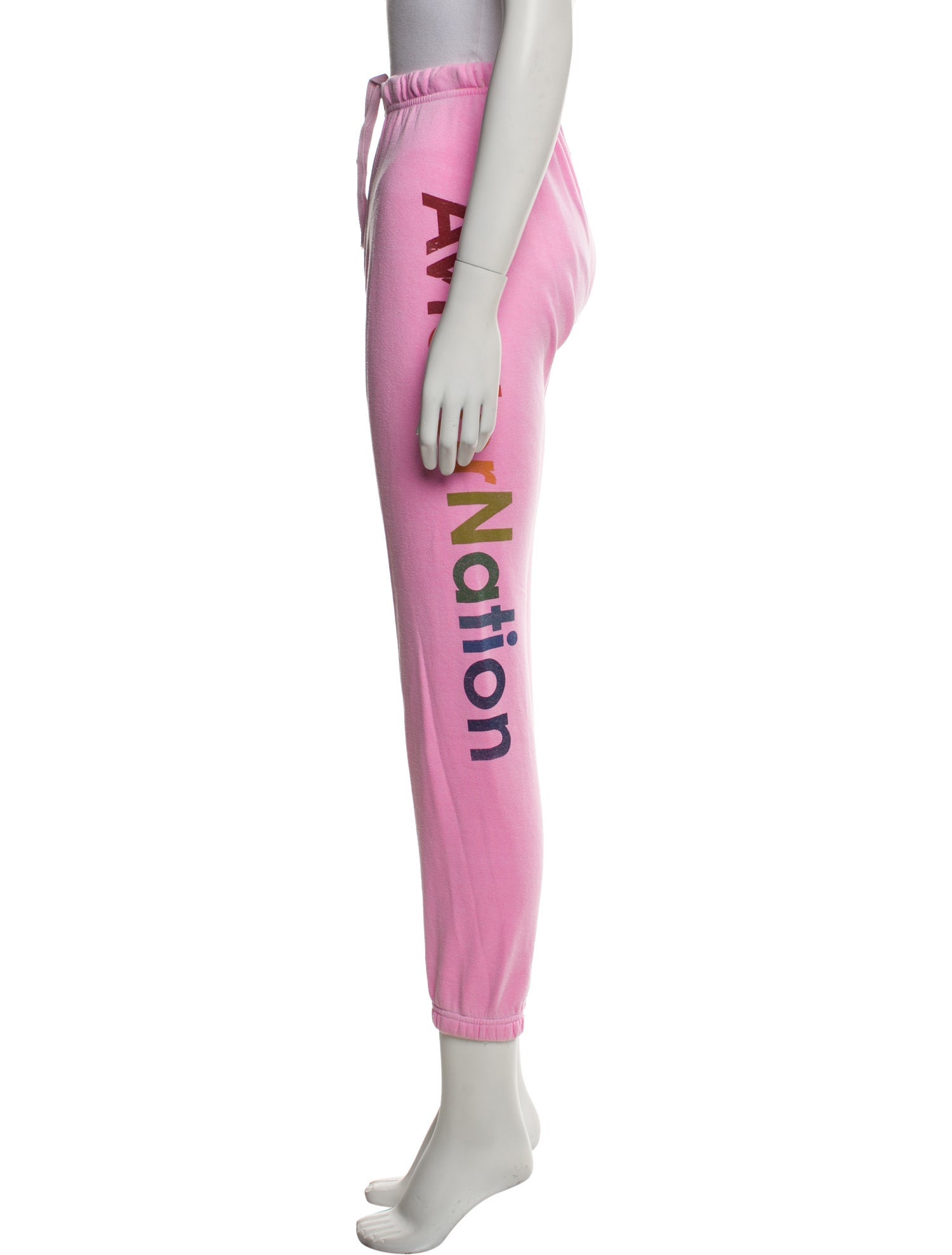 Aviator Nation Graphic Print Embroidered Accent Sweatpants