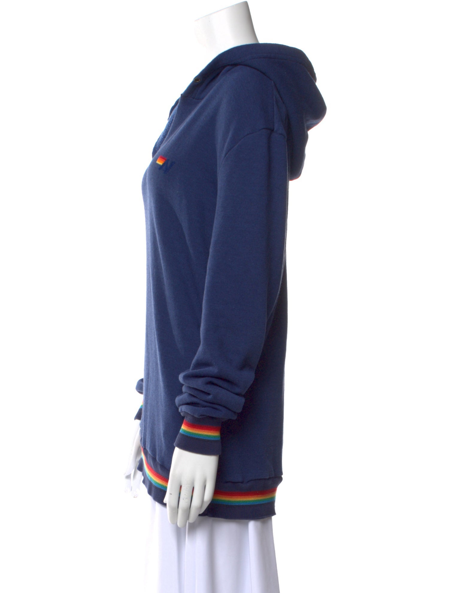 Aviator Nation V-Neck Long Sleeve Sweatshirt