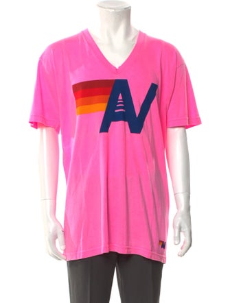 Aviator Nation Graphic Print V-Neck T-Shirt