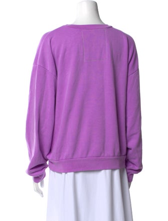 Aviator Nation Graphic Print Crew Neck Sweatshirt