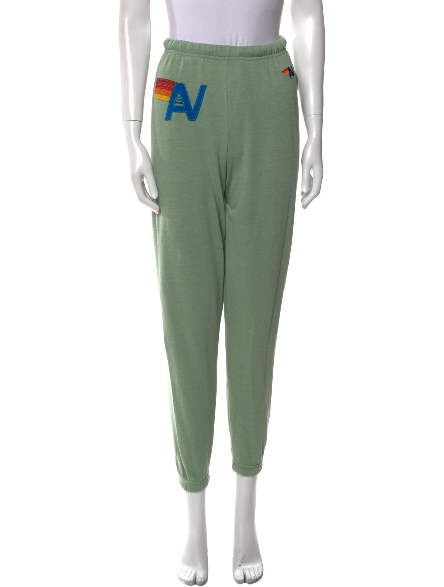 Aviator Nation Graphic Print Skinny Leg Pants