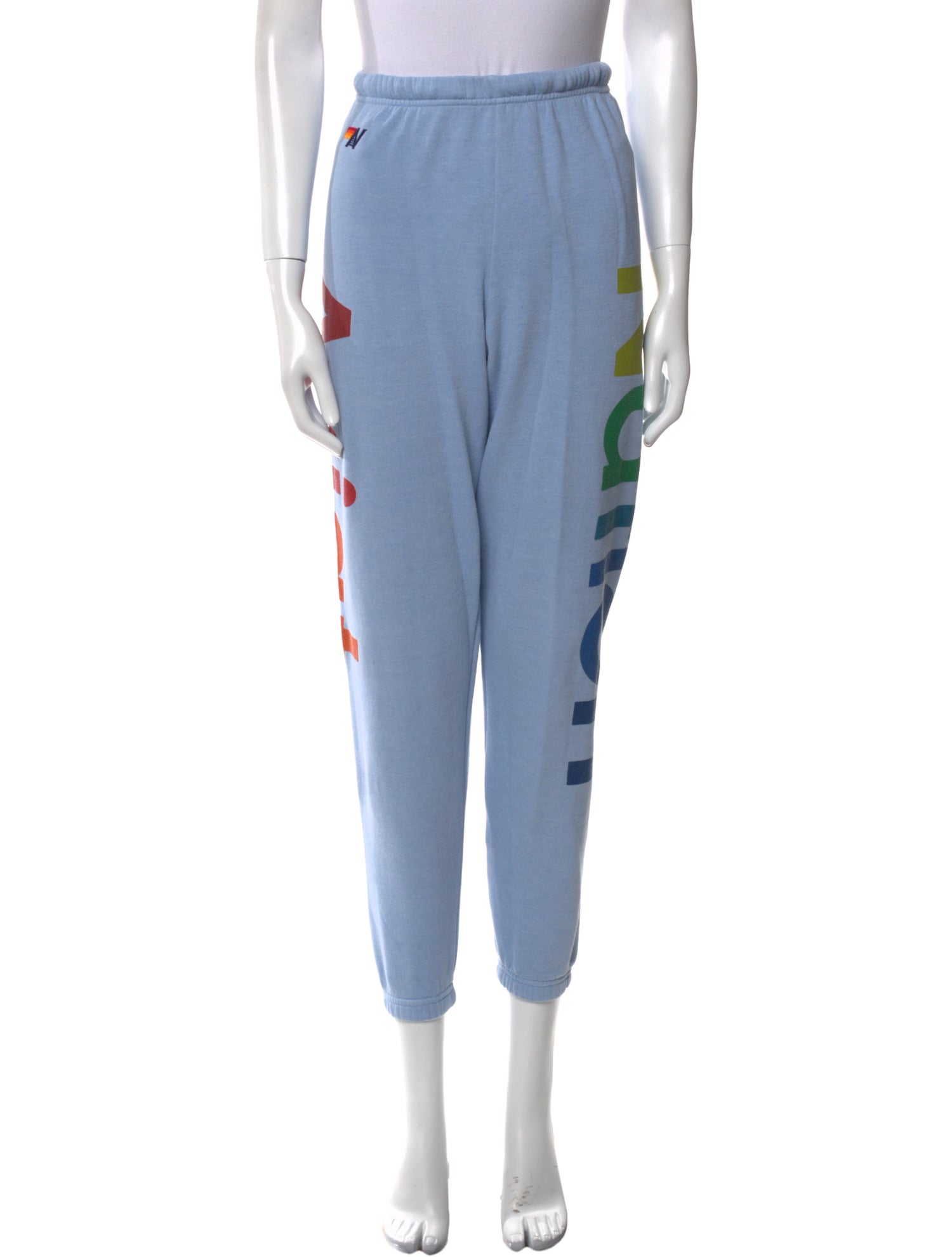 Aviator Nation Graphic Print Skinny Leg Pants