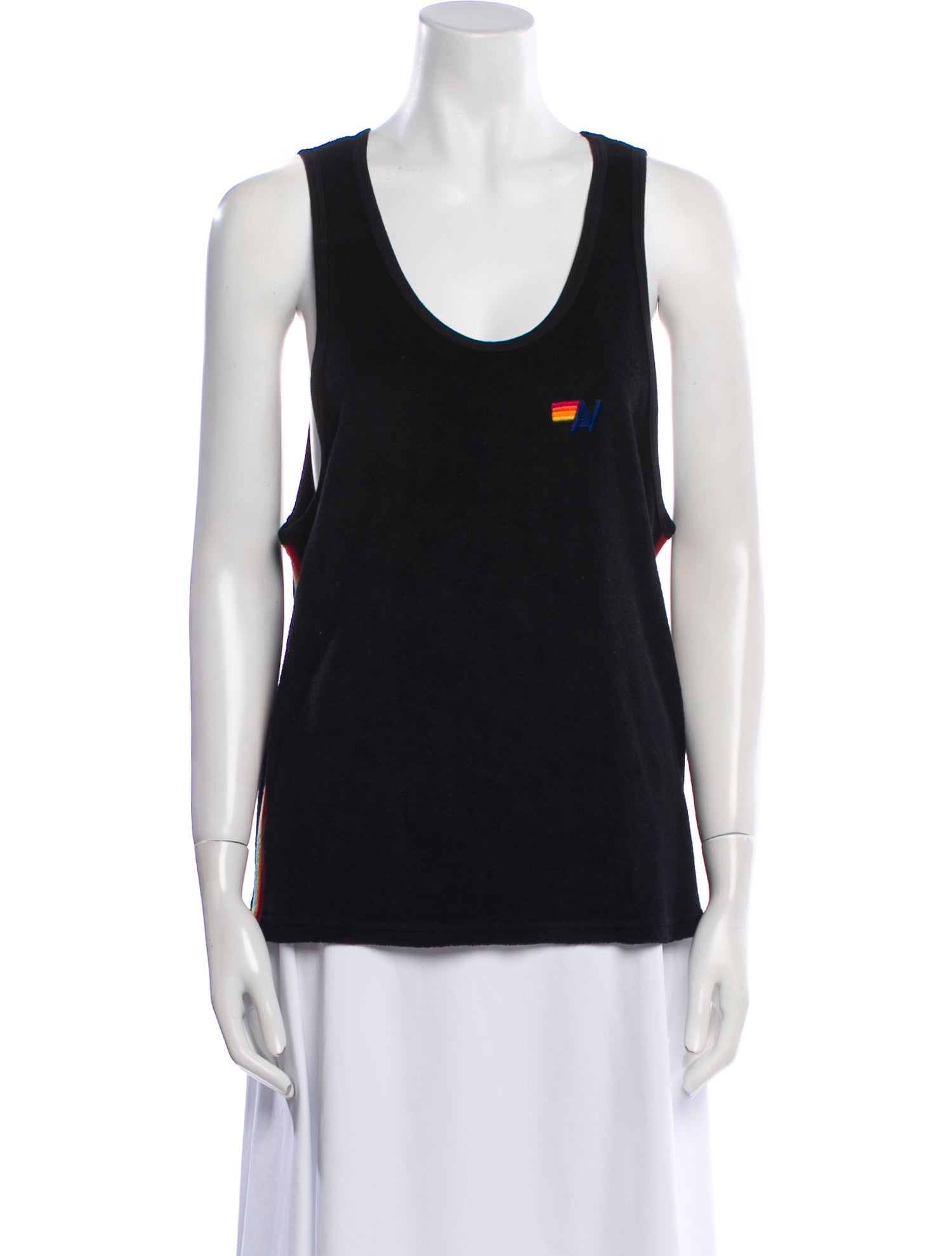 Aviator Nation Scoop Neck Sleeveless Top