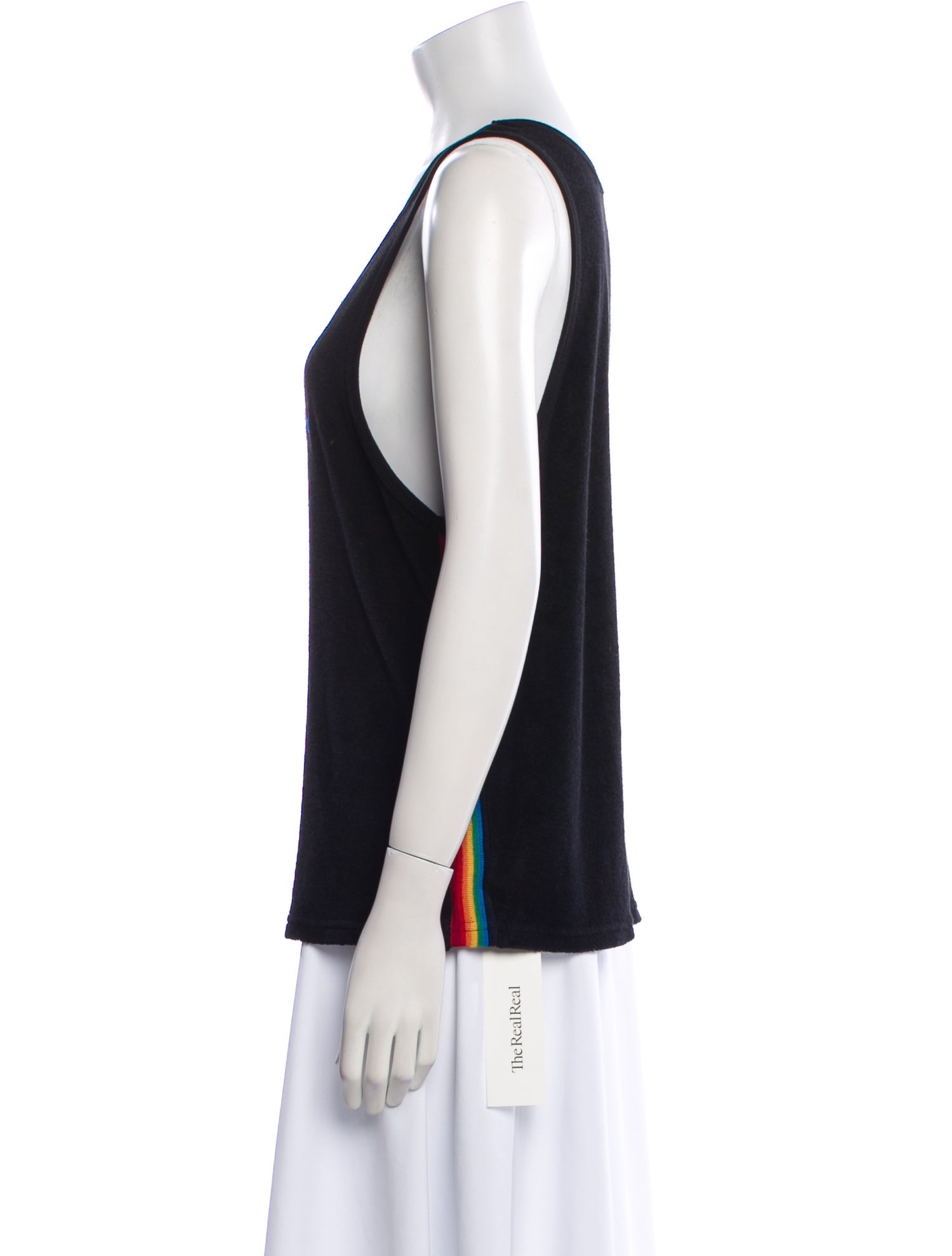 Aviator Nation Scoop Neck Sleeveless Top