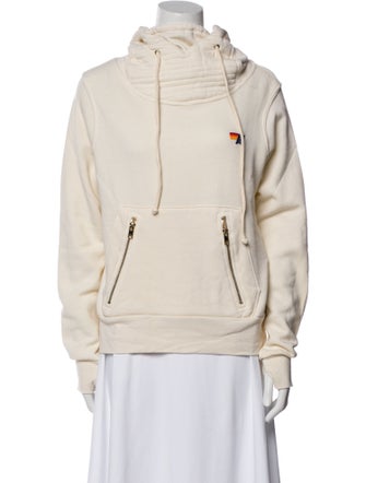 Aviator Nation Mock Neck Long Sleeve Sweatshirt