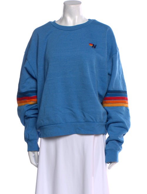 Aviator Nation Graphic Print Crew Neck Sweatshirt