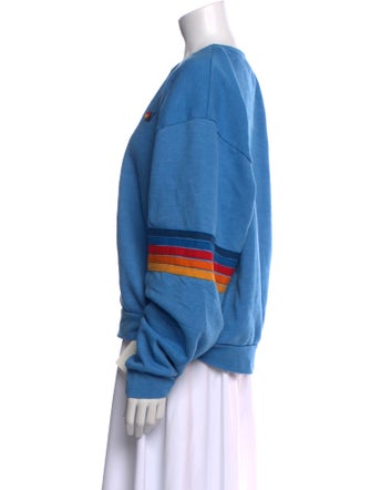 Aviator Nation Graphic Print Crew Neck Sweatshirt