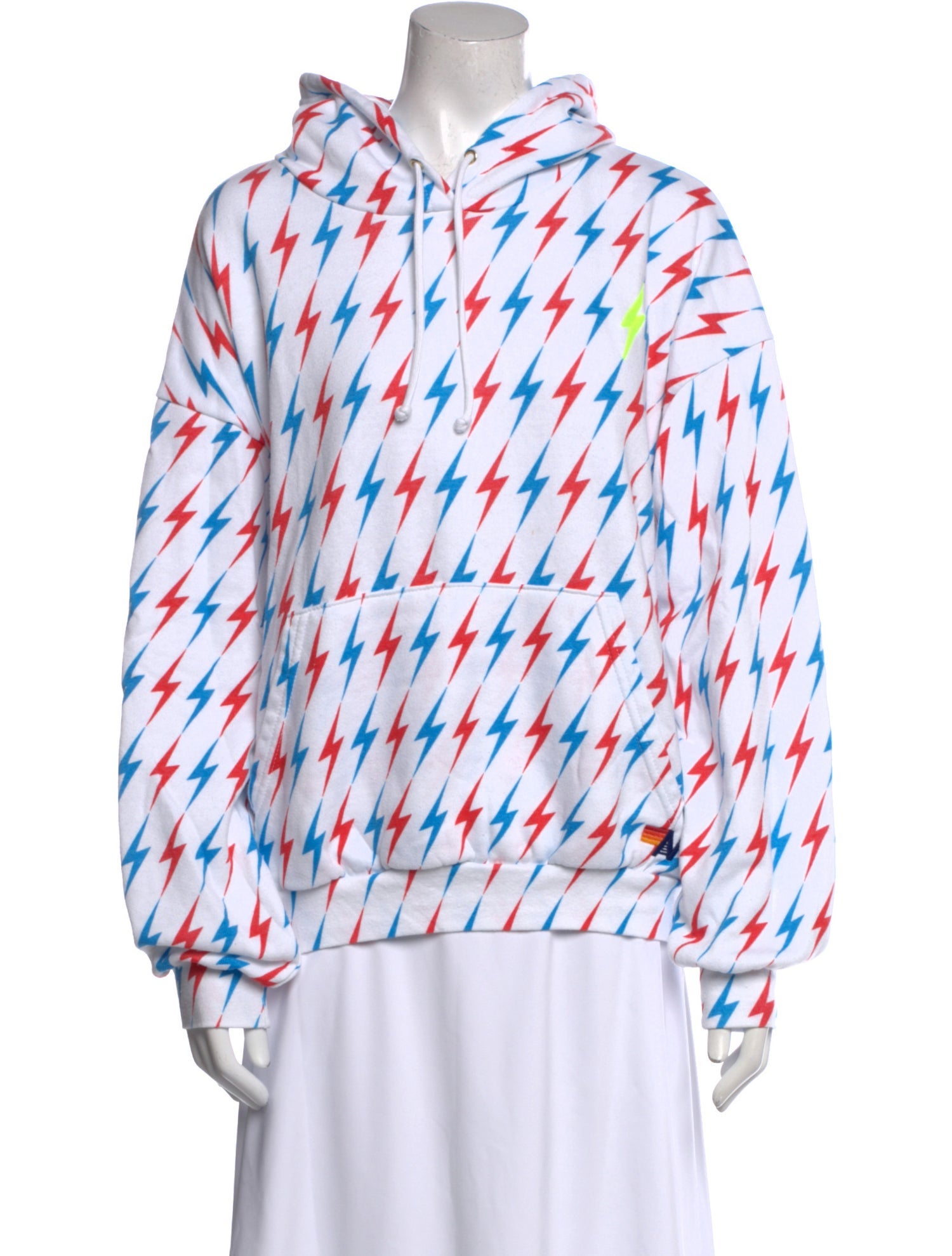 Aviator Nation Printed Crew Neck Sweatshirt