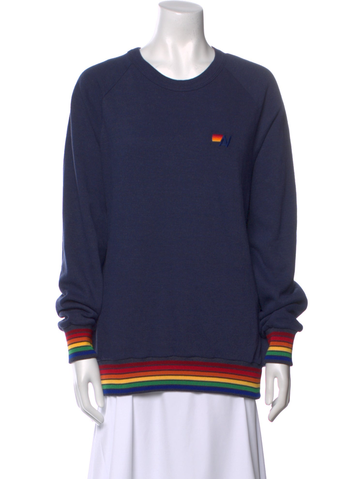 Aviator Nation Graphic Print Crew Neck Sweatshirt