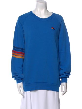 Aviator Nation Crew Neck Long Sleeve Sweatshirt