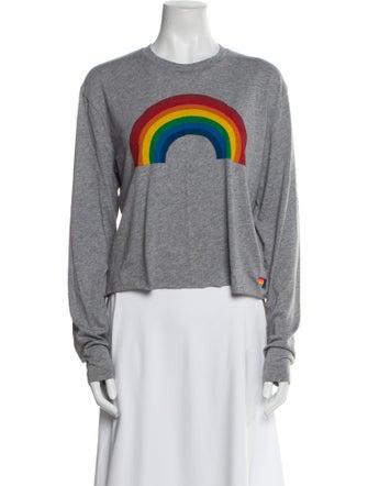 Aviator Nation Graphic Print Crew Neck Sweatshirt