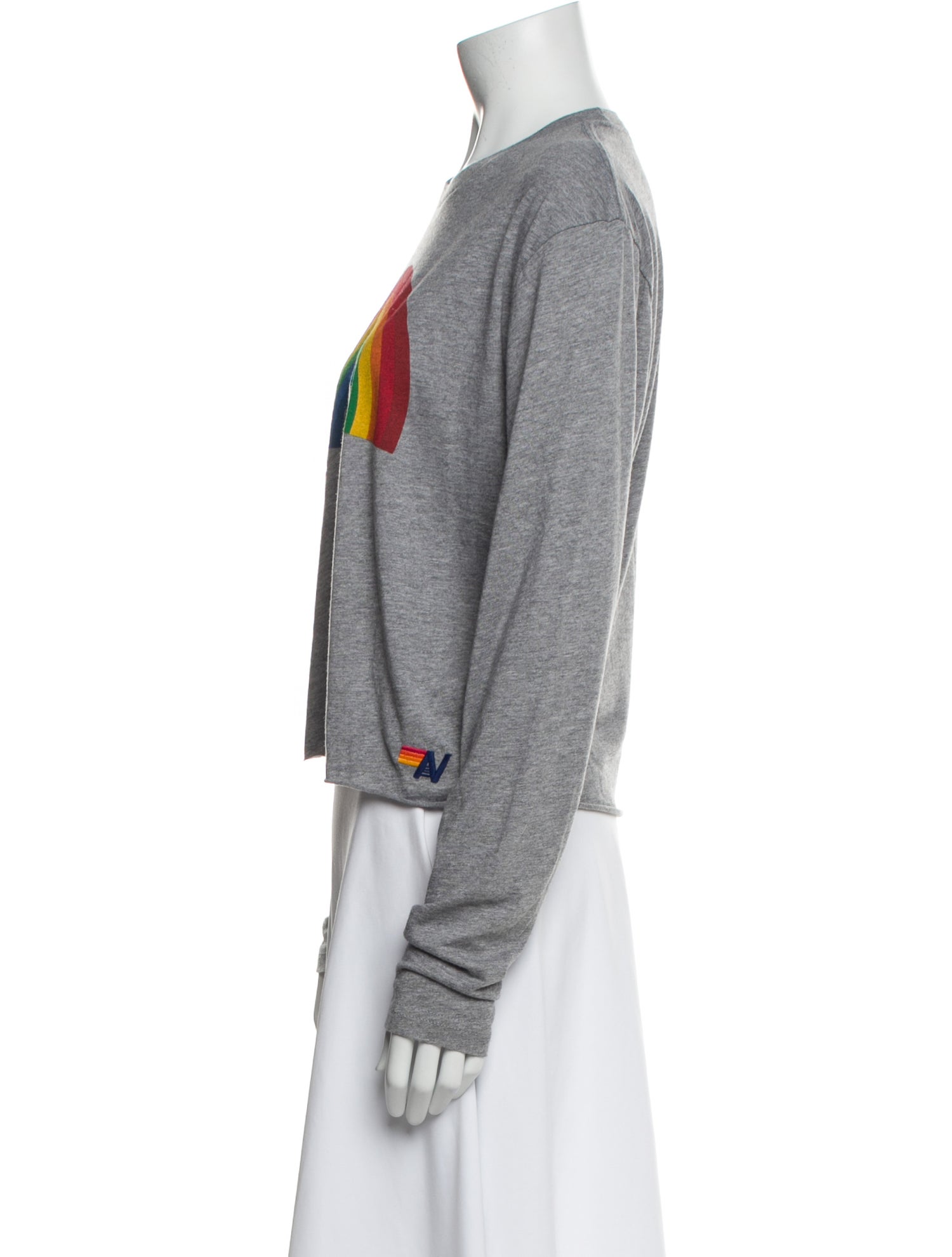 Aviator Nation Graphic Print Crew Neck Sweatshirt