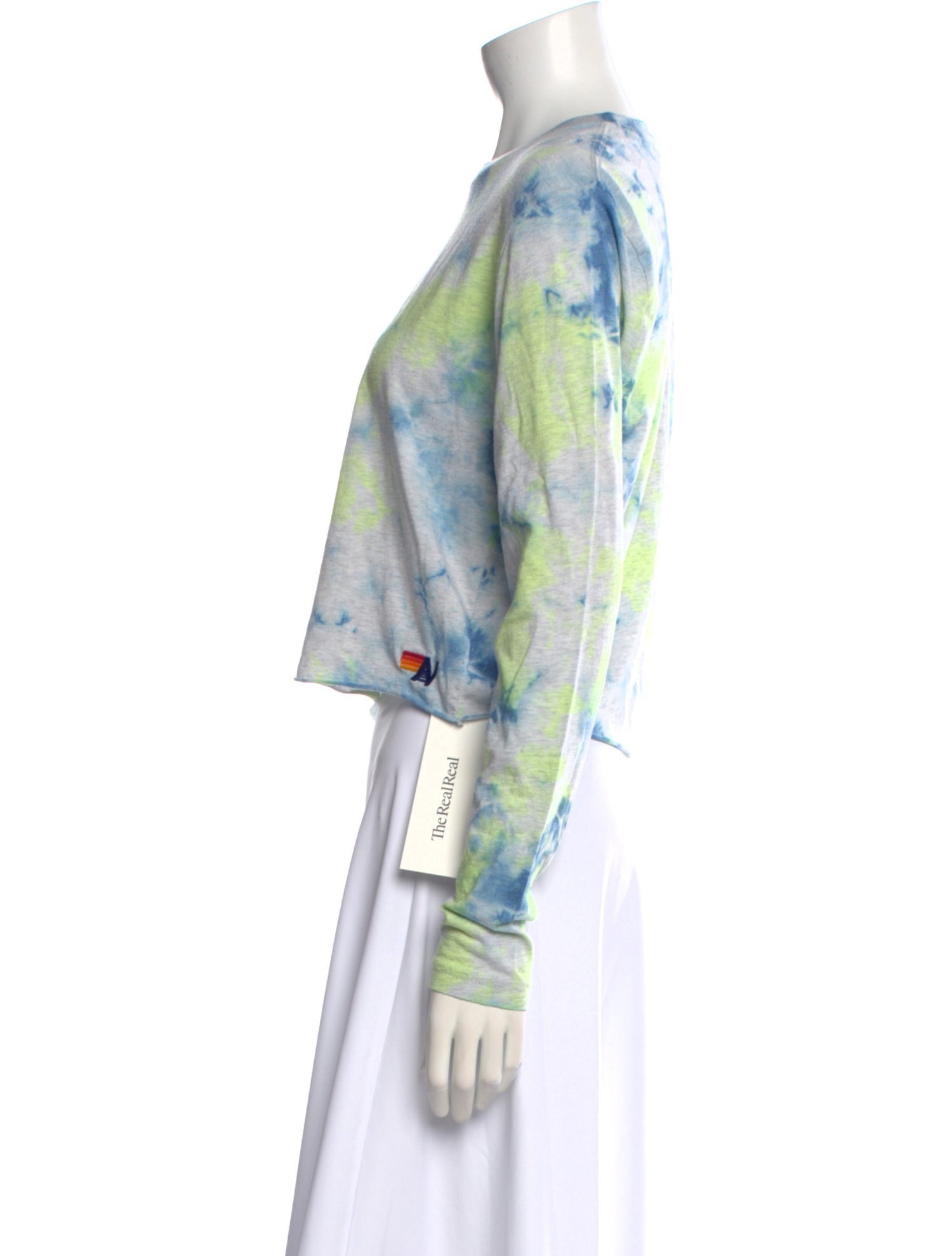 Aviator Nation Printed Crew Neck Sweatshirt