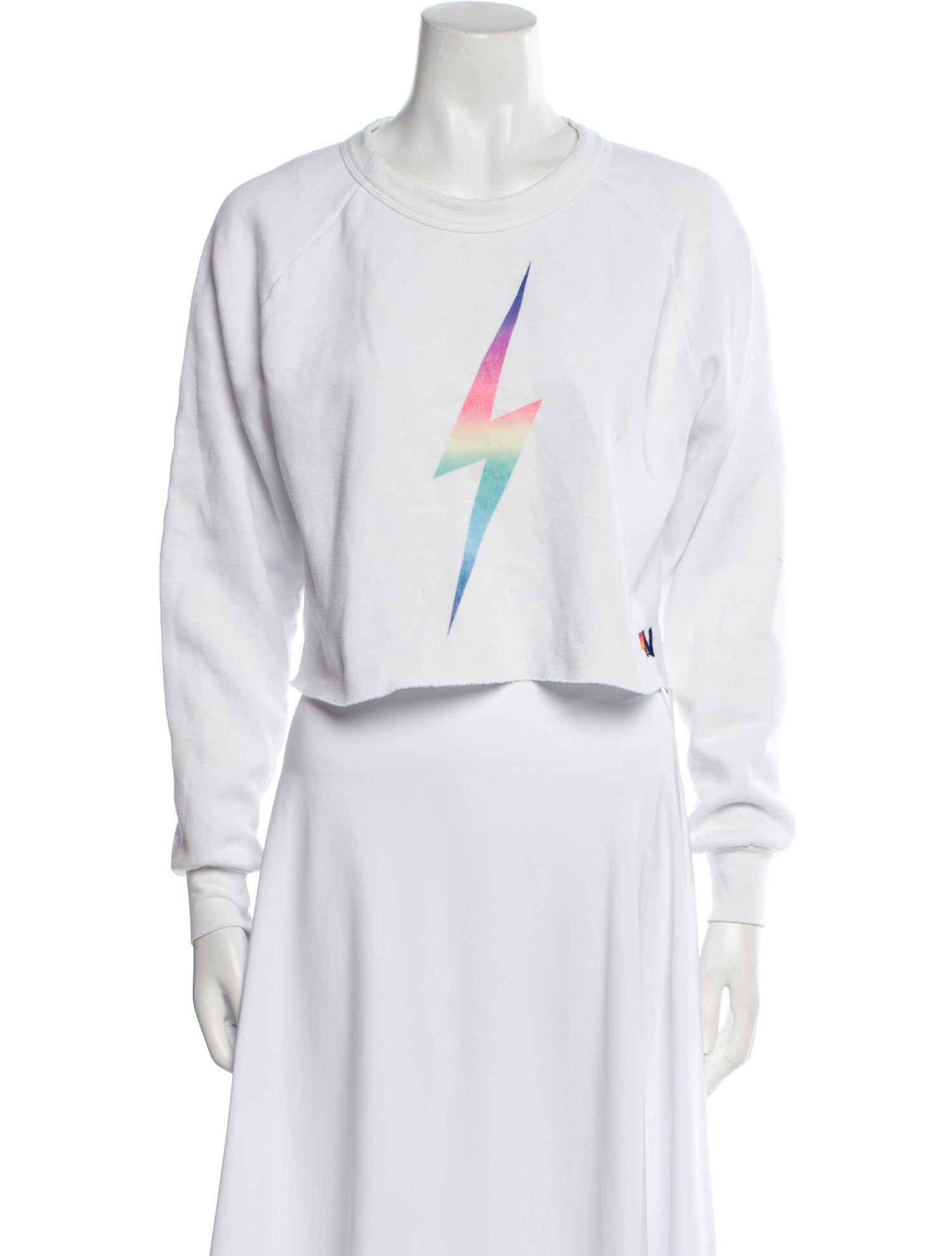 Aviator Nation Graphic Print Crew Neck Sweatshirt