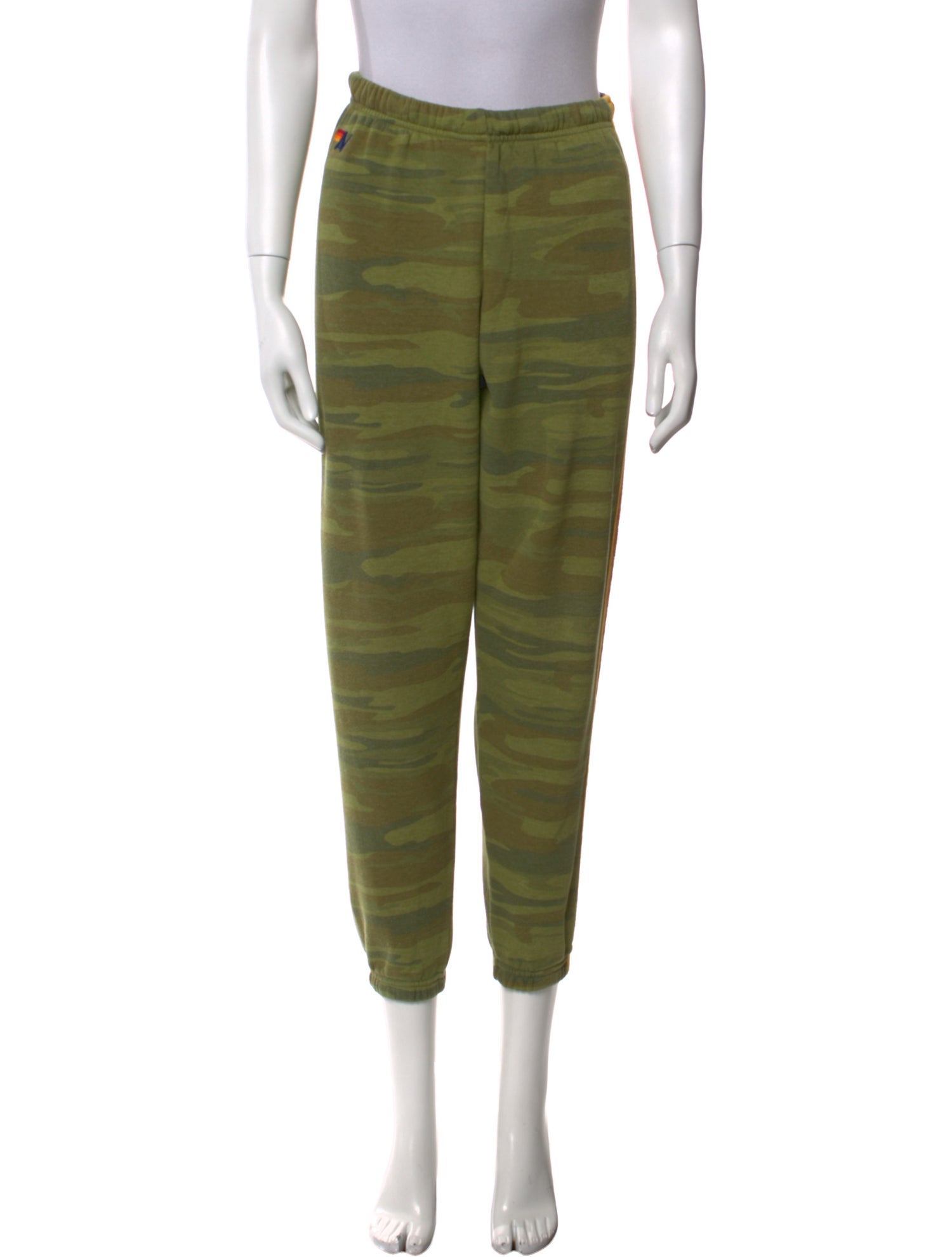 Aviator Nation Camouflage Print Skinny Leg Pants