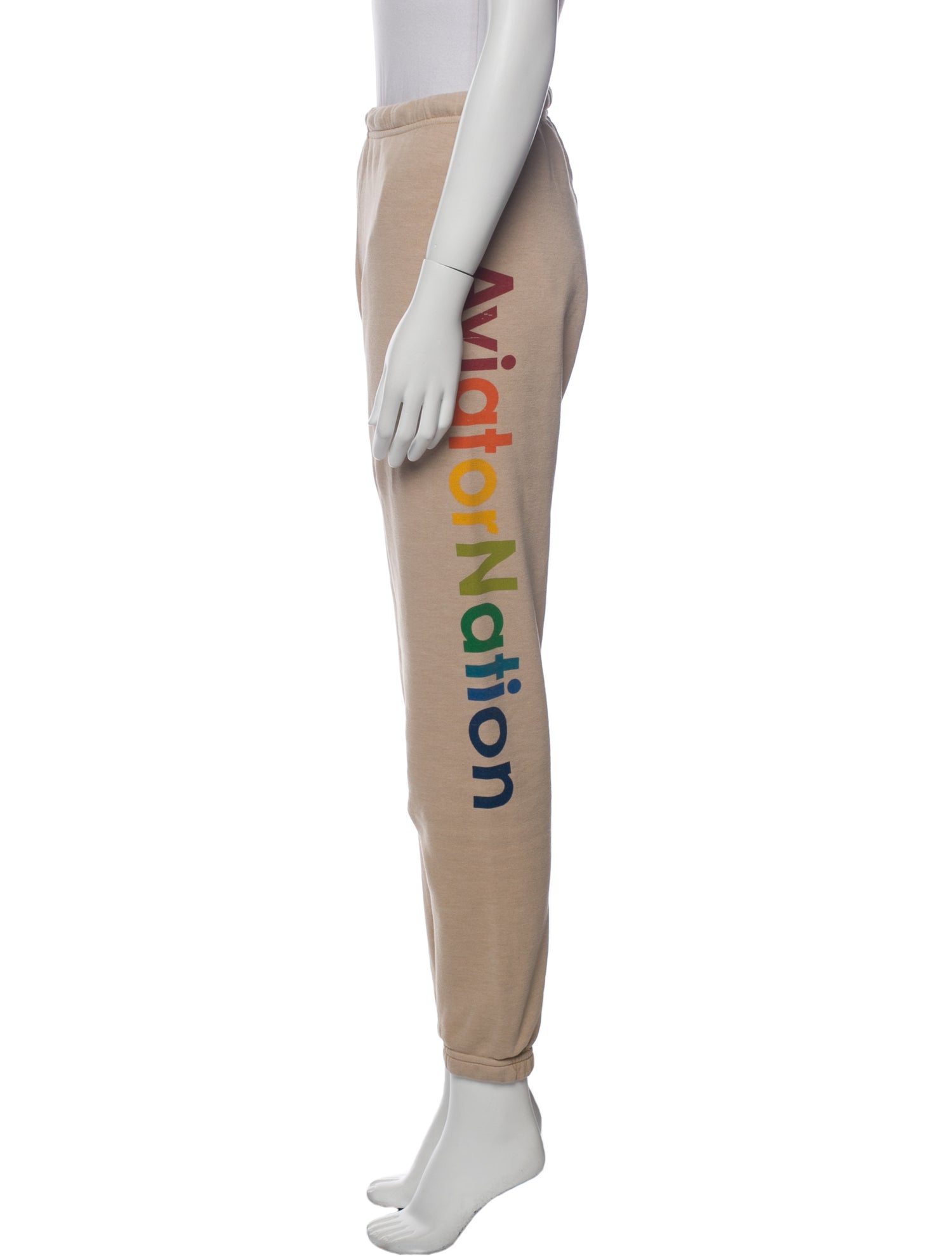 Aviator Nation Graphic Print Skinny Leg Pants